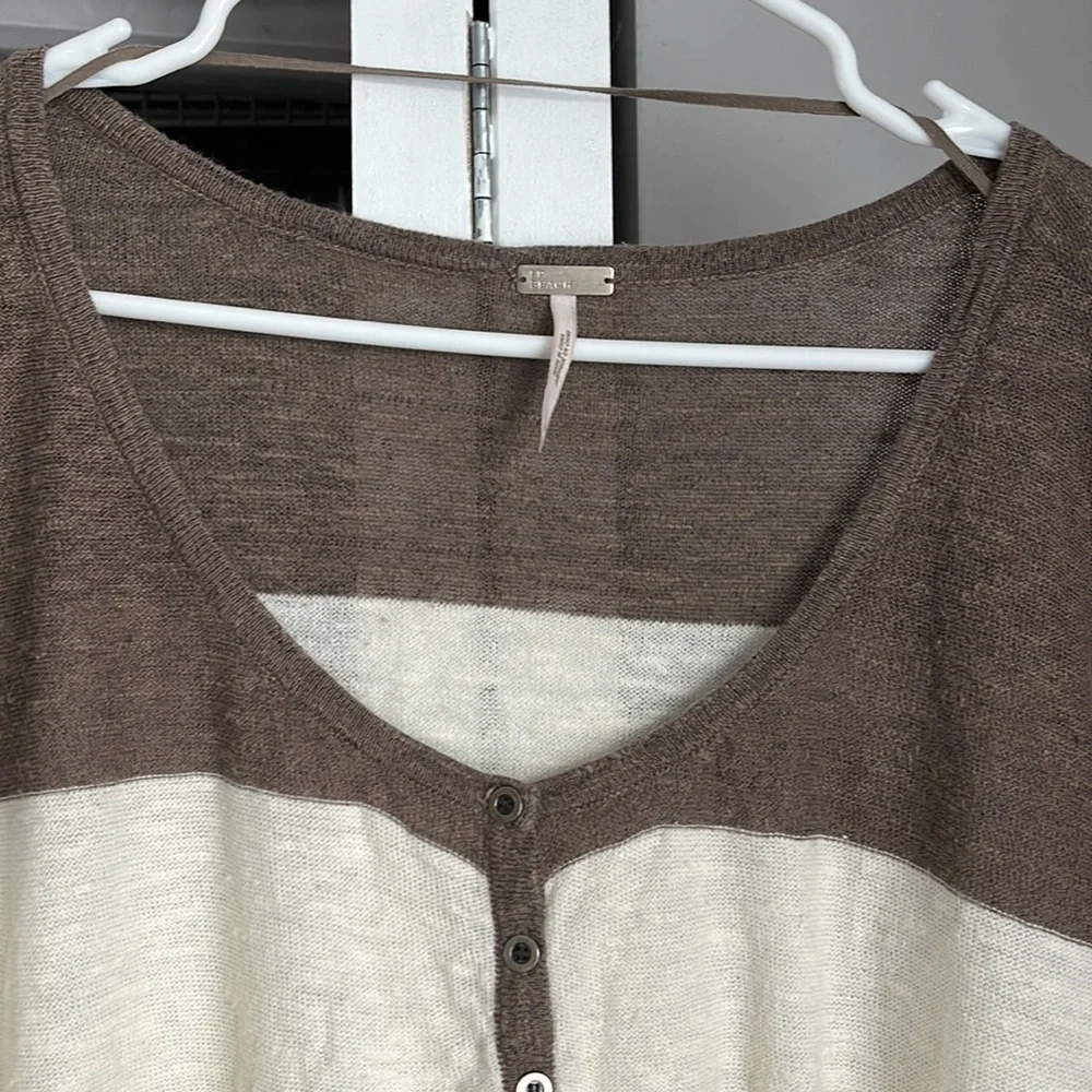 Free People Oversized Knit Sweater Pullover, lightly worn
